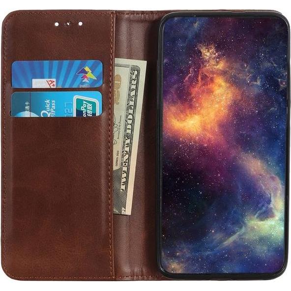Thumbnail - MU Classic Classic V Leder Bookcover Series (Nokia 2.4), Smartphone Hülle, Braun