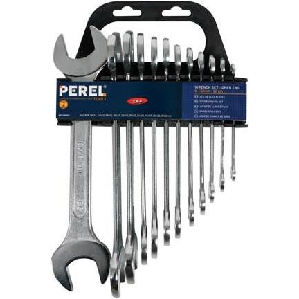 Thumbnail - Perel, Schraubenschlüssel, 420-R12 Gabelschlüsselset 6-32mm (16 mm, 24 mm, 31 mm, 23 mm, 26 mm, 22 mm, 17 mm, 28 mm, 9 m...