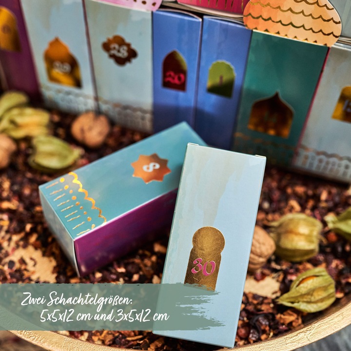 Actual product image Papierdrachen Ramadan Kalender zum Stecken