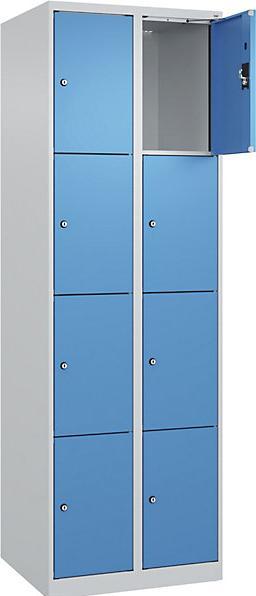Actual product image kaiserkraft 4-compartment locker Evolo PLUS (60 cm, 185 cm)