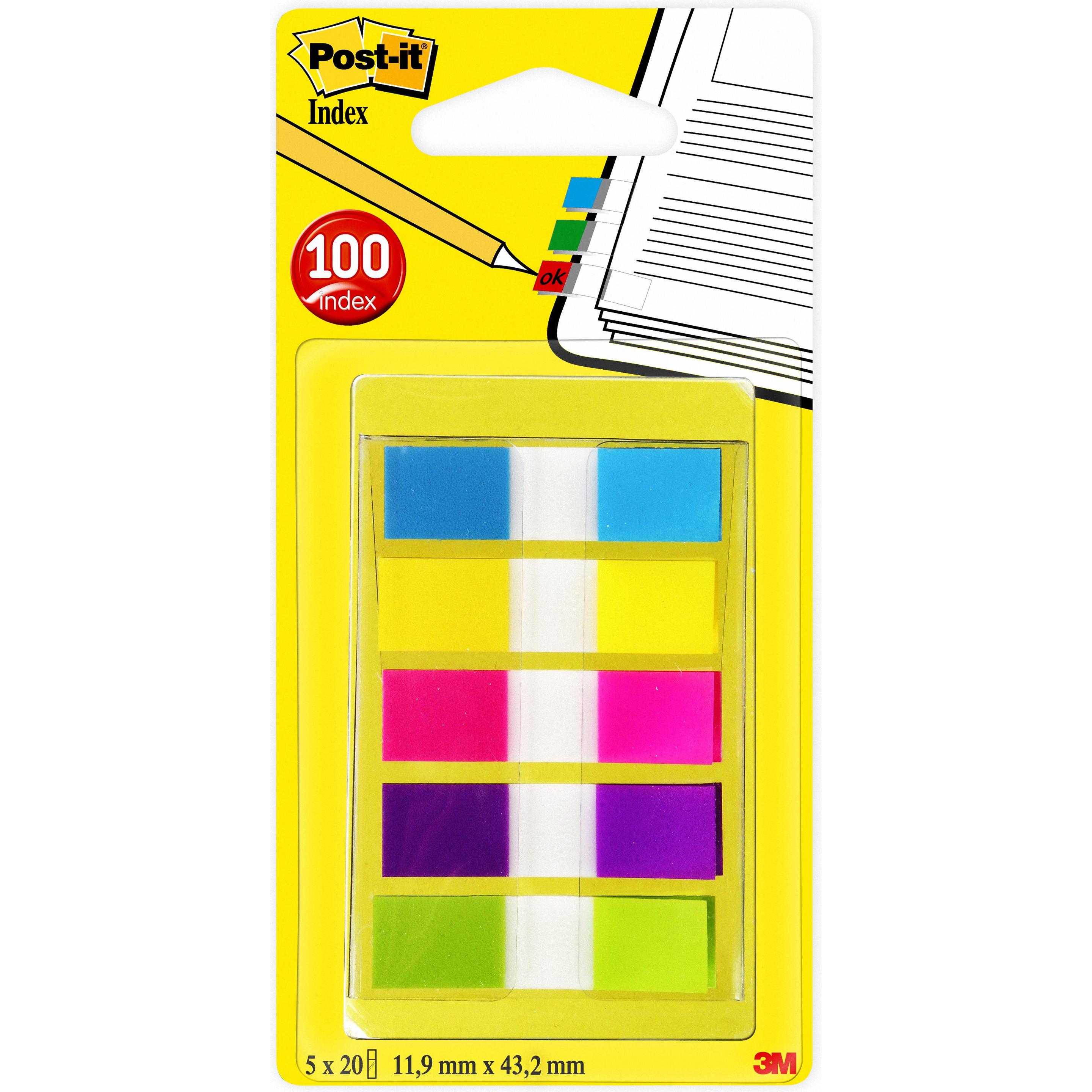 Thumbnail - Post-it, Haftnotiz, Index Mini (12 x 43 mm)