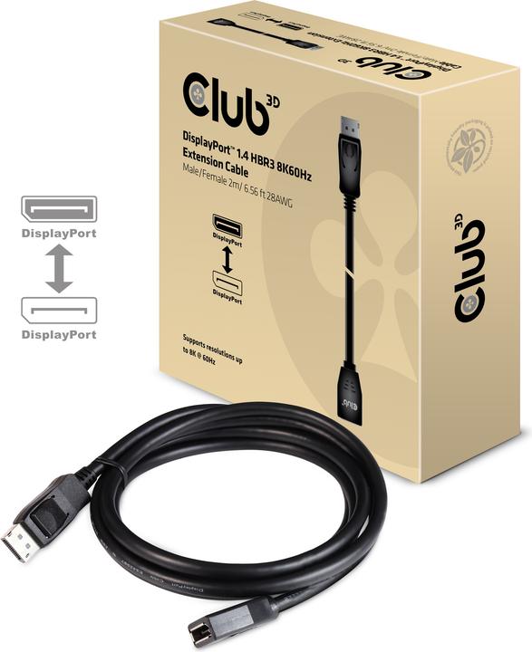 Produktbild Club 3D DisplayPort — DisplayPort (2 m, DisplayPort, 1.4)