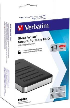 Immagine prodotto Verbatim Store ‘n’ Go Secure (1 TB)