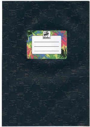 Produktbild Staufen Heftumschlag Bast schwarz DIN A5 (A5, Weicher Einband)