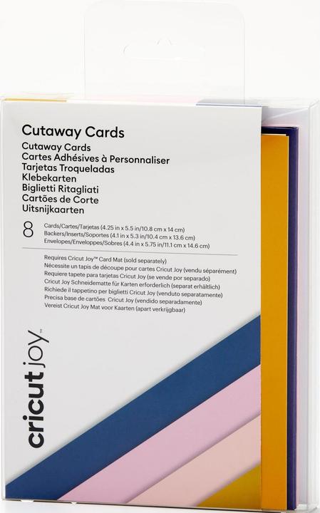 Cricut Joy cut-away card rain sampler A2 10 pieces(P) (10.8 x 14 cm)