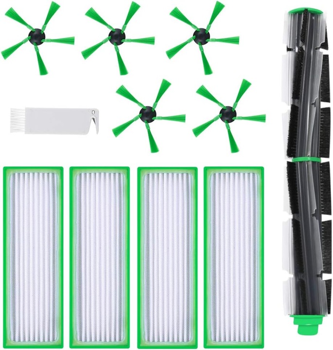 Image du produit FHzytg 11 brosses rondes pour Vorwerk Kobold VR200 VR300 Aspirateur robot