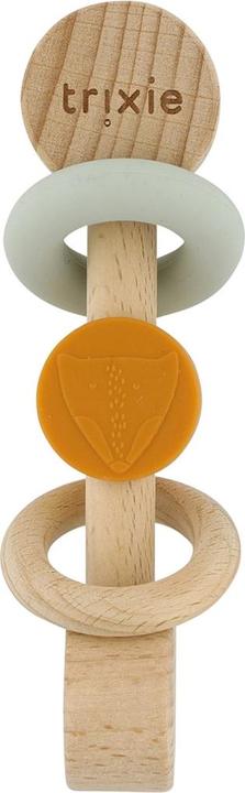 Productafbeelding Trixie Baby Grijpstok van hout & siliconen vos (MQ4)