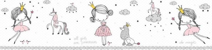 Produktbild A.S. Création Lovely Kids Kinderzimmer Magic Princess für's Prinzessinen-Zimmer (15 x 500 cm)