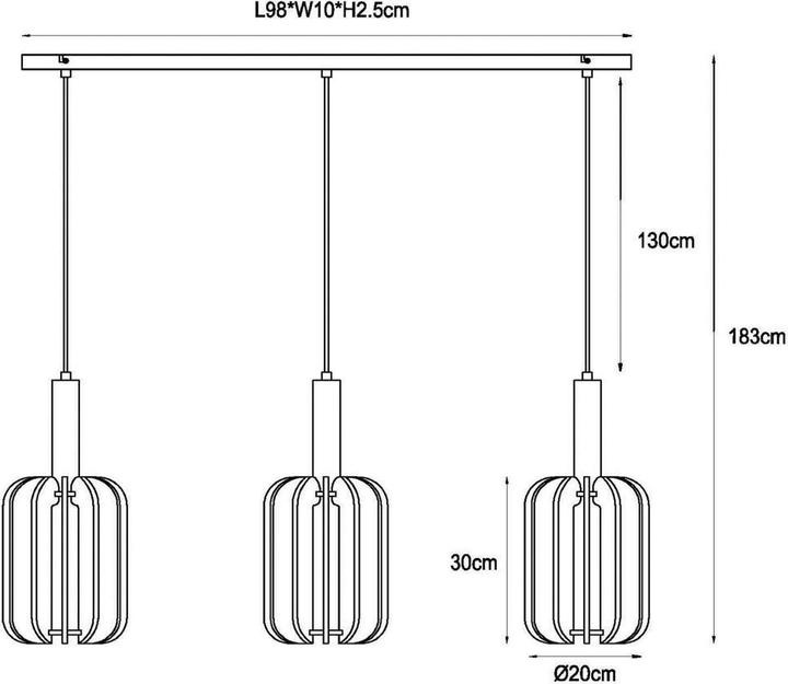 Actual product image Lucide Rafal (E27)