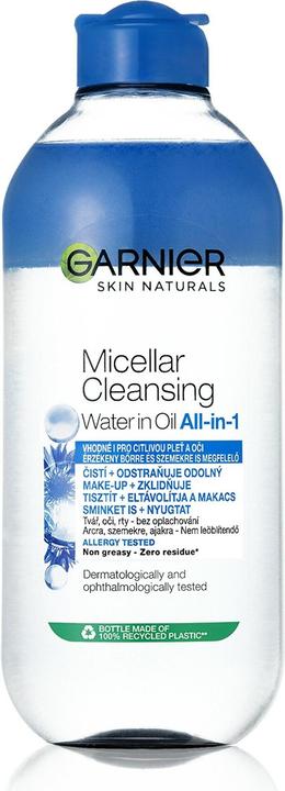 Actual product image Garnier Gentle Micellar Water for Very Sensitive Skin and Eyes Skin Natural 400 ml (Face toner, 400 ml)