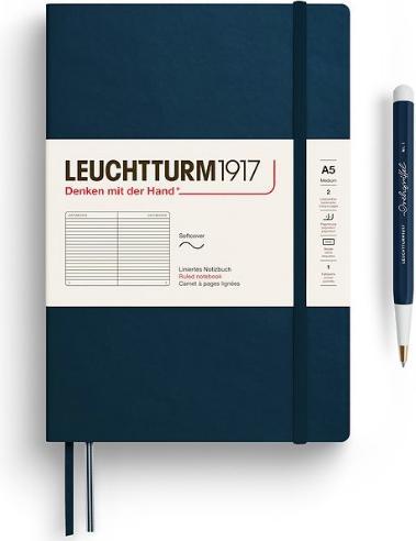 Immagine prodotto Leuchtturm1917 Faro Med.Soft Lin.D.Sea (145 x 210 mm, Righe)