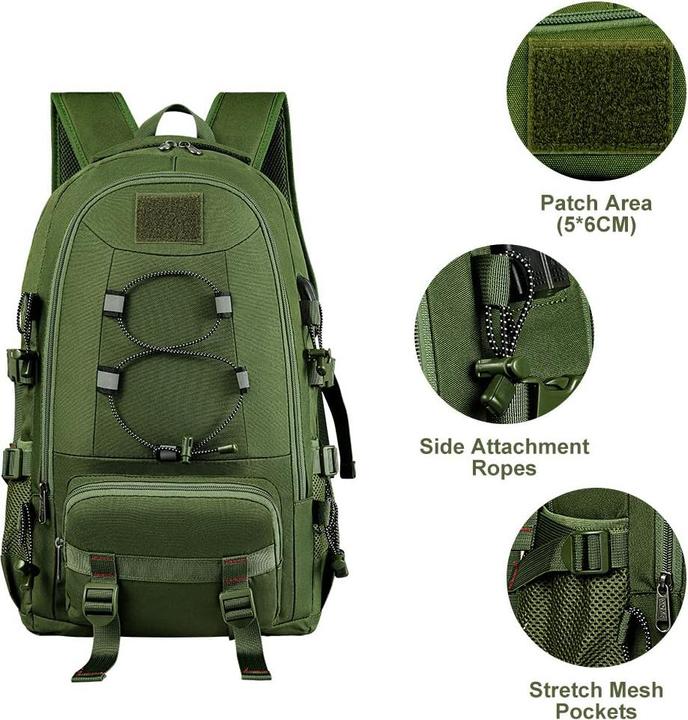 Only-Bags.Store Wanderrucksäcke, wasserdichter Laptop-Rucksack, Computer-Freizeitrucksack, Business-Rucksack für (45 l)