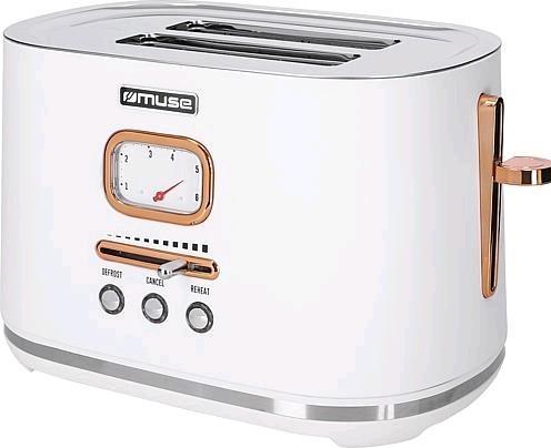 Produktbild Muse MS130 BC Edelstahl Toaster schwarz