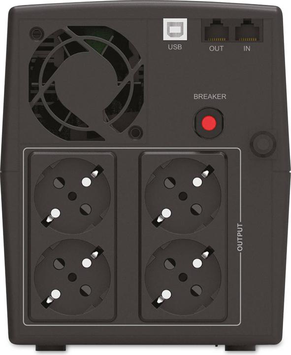 Image du produit Powerwalker UPS VI 1500 STL Schuko Line Interace (1500 VA, 900 W, Line-interactive Onduleur)