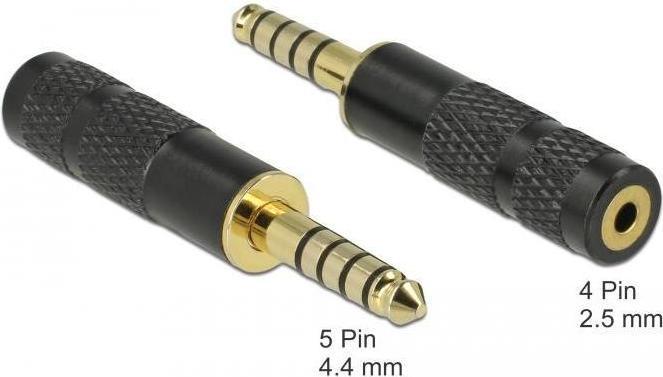 Image du produit Delock Adaptateur jack 4,4mm 5 broches vers jack 2,5mm 4 broches (Adaptateur jack)