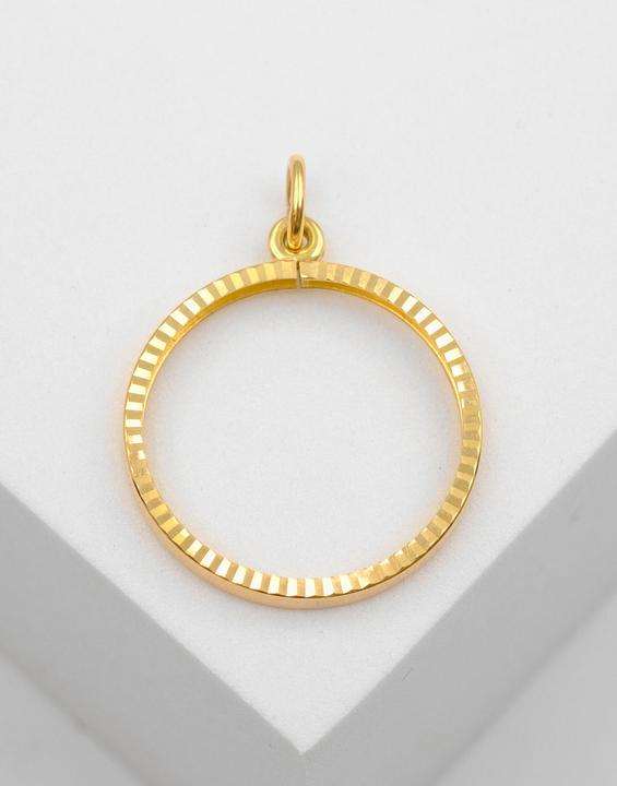 Image du produit Muau Monture pour pièces de monnaie (Or jaune 750/18K)