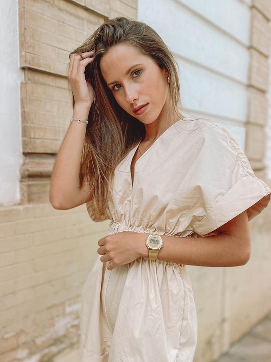 Actual product image Casio Vintage - A171WEMG-9AEF (Watch with gemstone, 36.60 mm)