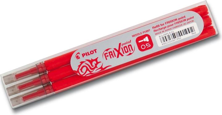 Actual product image Pilot FriXion Refill Point Set Set of 3 (3 Piece, Red, 0.25 mm)