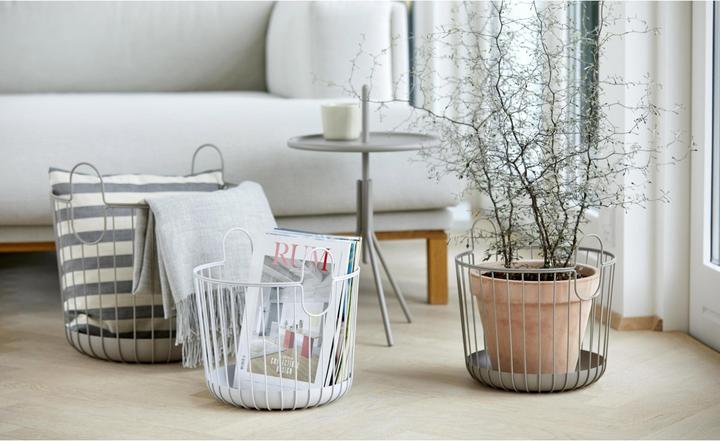 Actual product image Zone Denmark Zone Storage Basket INU Ø 30 cm Grey (30 cm, 1x)