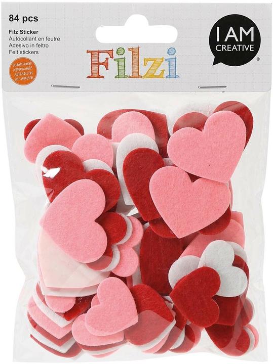 I Am Creative Felt hearts