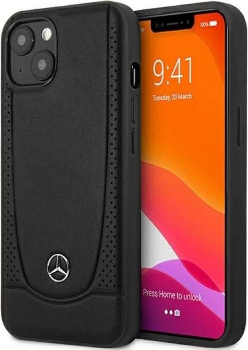 Produktbild Mercedes MEHCP14MARMBK iPhone 14 Plus 6,7" czarny/black hardcase Leather Urban (Apple iPhone 14 Plus)