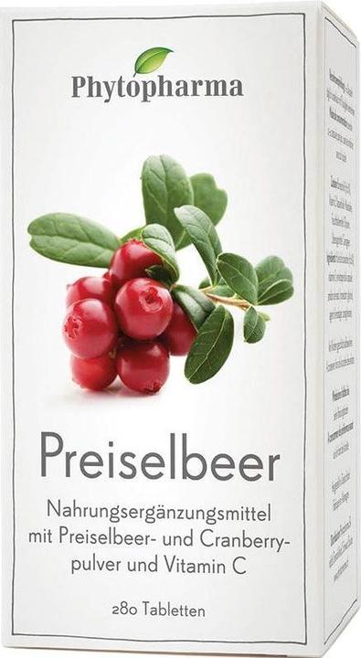 Produktbild Phytopharma Preiselbeer (280 Stk., Tabletten, 140 g)