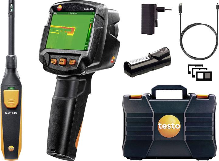 Produktbild Testo 872s Baudiagnose-Set Wärmebildkamera -30 bis +650 °C 240 x 180 Pixel 9 Hz