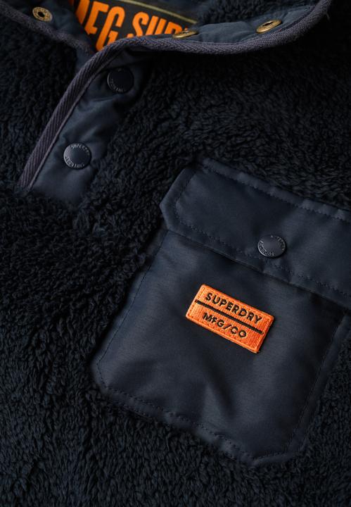 Produktbild Superdry Fleece-Pullover mit Stehkragen (L)
