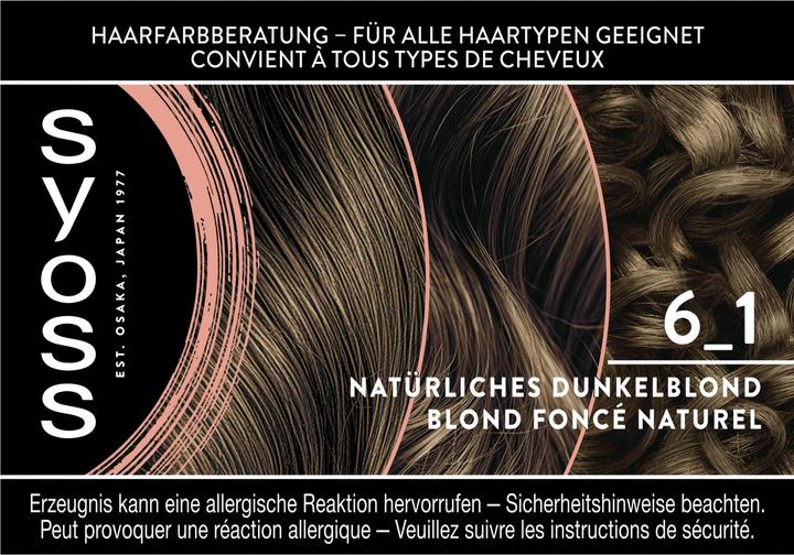 Actual product image Syoss Permanent colouration (6_1 Natural Dark Blonde)