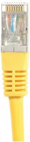 Actual product image Exertis Connect Patch cable S/FTP, PiMF, CAT.6, yellow, 2.0 m Patch cable with particularly narrow bend protection (S/FTP, CAT6, 2 m)