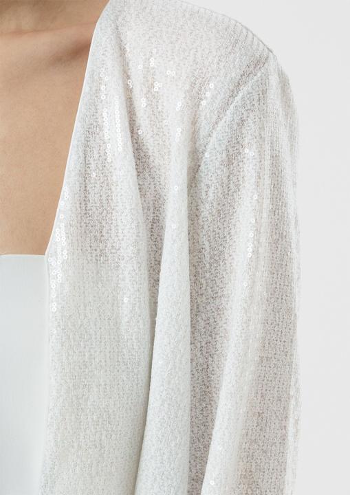 Produktbild Comma Bluse Festiver Cardigan mit Pailletten (46)
