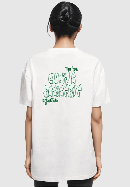 Actual product image Merchcode Ladies Cupid's Assistant Oversized Boyfriend Tee - 134283 (S)