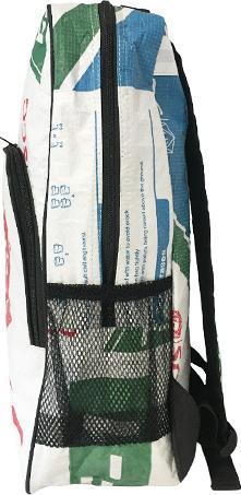 Actual product image Bekos Upcycling - Tagesrucksack aus recycelten Zementsäcke Elephant