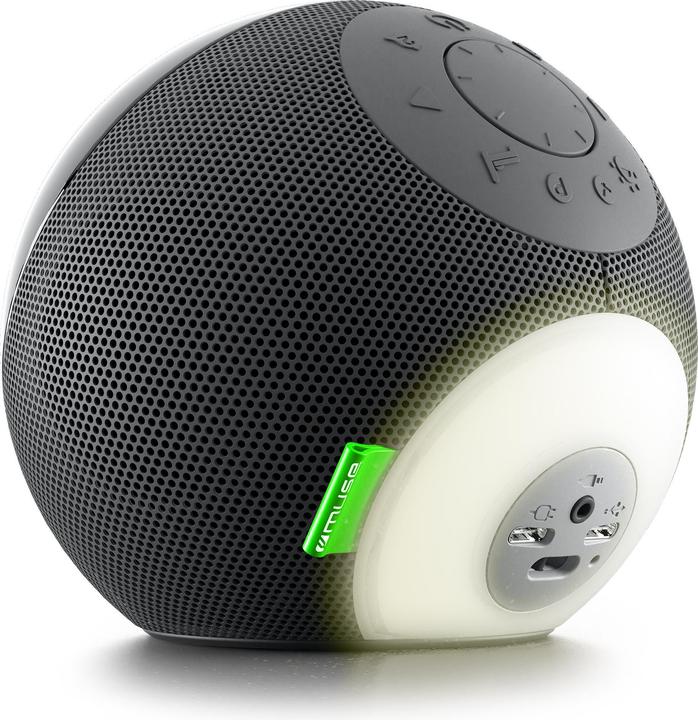 Actual product image Muse M-197 BT Clock Radio, Black
