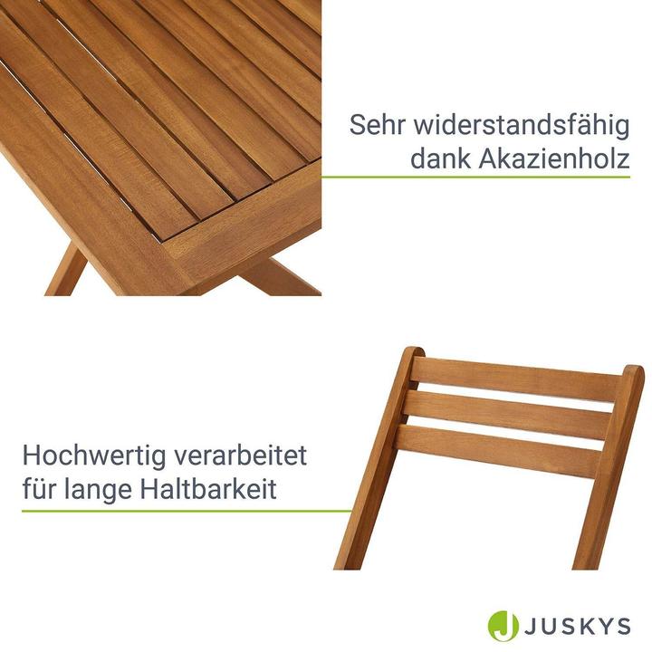 Image du produit Juskys Ensemble de sièges 3 pièces (60 cm)