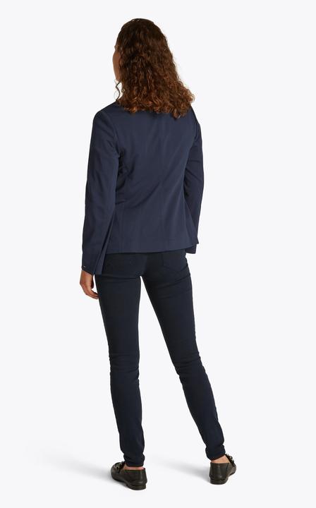 Actual product image Tommy Hilfiger Iconic Timeless Slim Knit Pique Blazer with Embroidered Monogram (40)