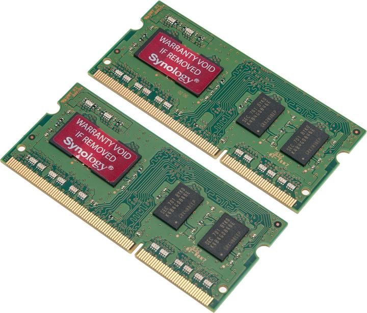 Actual product image Synology RAM1600DDR3L-4GBX2 (2 x 4GB, 1600 MHz, DDR3-RAM, SO-DIMM)