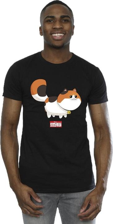 Actual product image Disney Mens Big Hero 6 Baymax Kitten Pose T-Shirt (M)