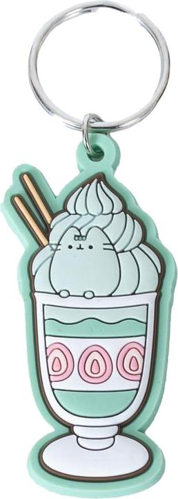 Actual product image Pusheen Matcha PVC Keyring