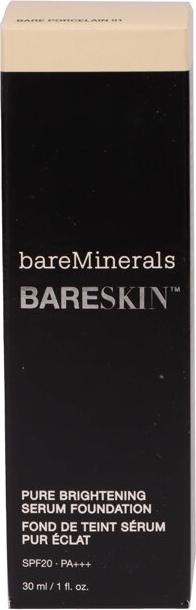 Actual product image Bare Minerals Bareminerals Bareskin Pure Brightening Serum Foundation Spf20 Bare Porcelain No. 01 30 Ml
