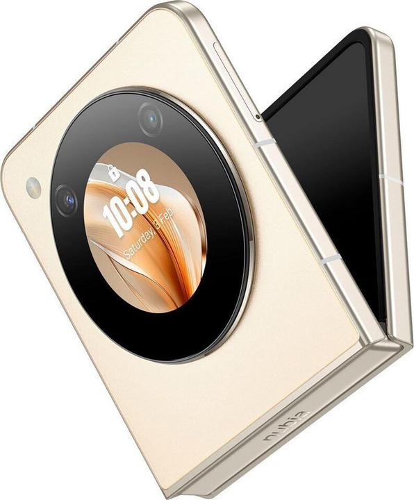 Actual product image Nubia Flip (256 GB, Sunlight Gold, 6.90", Dual SIM, 5G)