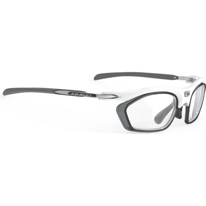 Rudy Project, Unisex, Sportbrille, Rydon slim (Frozen Ash, White Gloss), Weiss