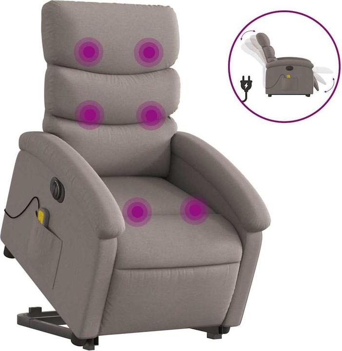 Produktbild vidaXL Massagesessel mit Aufstehhilfe