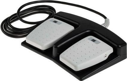 RS PRO IPX7 Dubbele pedaalvoetschakelaar 2 x SPNO