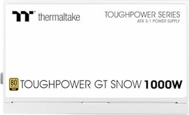 Produktbild Thermaltake Netzteil Toughpower GT 1000W Snow ATX3.1 80+G WH retail (1000 W)