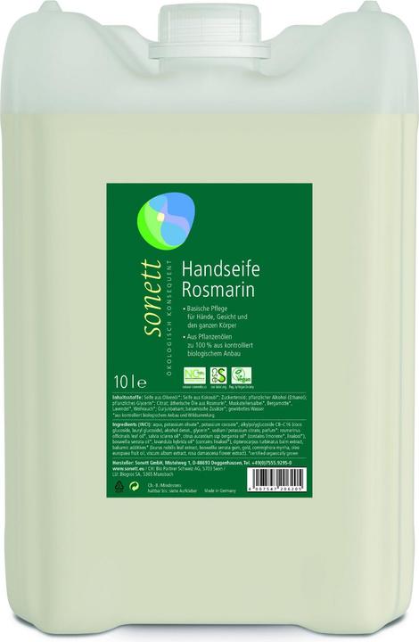 Sonett Handseife Rosmarin Bidon (Handseife Nachfüllpackung, 10000 ml)