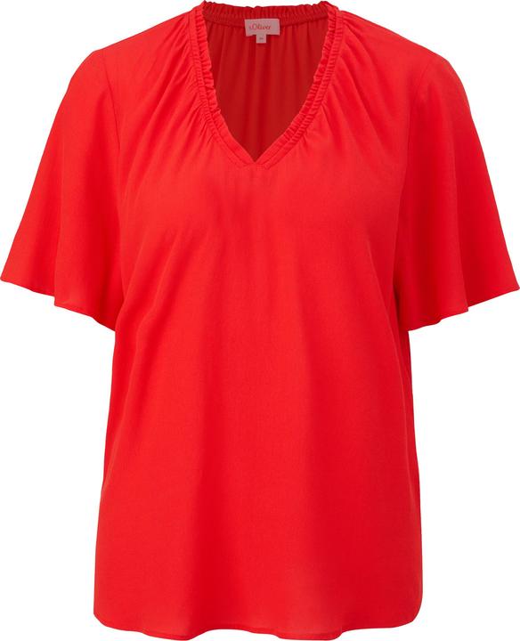 Immagine prodotto s.Oliver Bluse Viskosebluse mit V-Ausschnitt im Relaxed Fit (34)