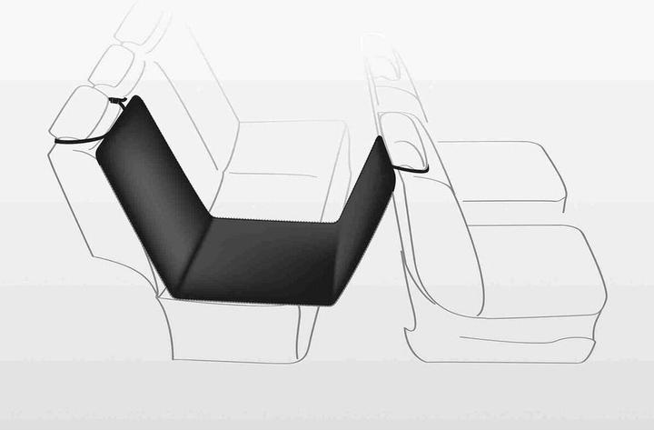 Produktbild Trixie Auto-Schondecke 65x145cm mit Pfoten (Hund)