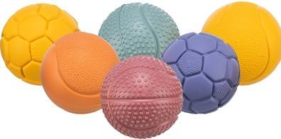 Actual product image Trixie Bal Natuurrubber Assorti - 4,5 Cm (Cat ball toy)