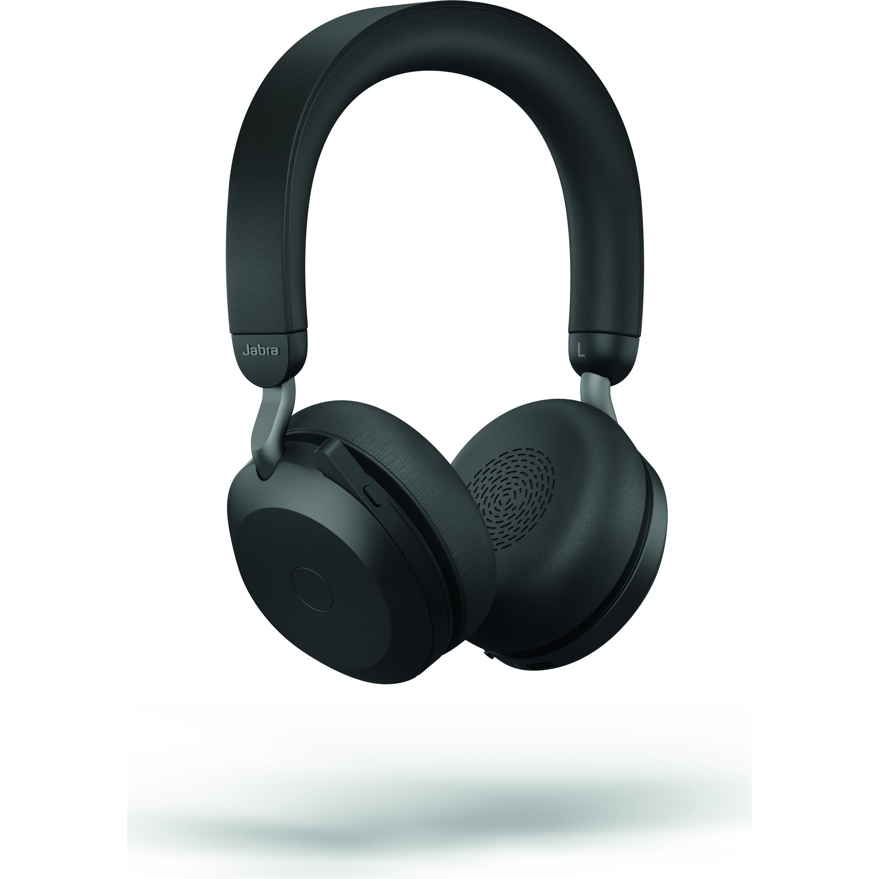 Jabra Evolve2 75 UC Stereo (Kabellos, USB-A), Office Headset, Schwarz